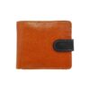 Genuine-Leather-Wallet-for-Men-Orange-Bifold-Front